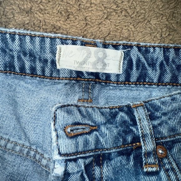 Free People Light Blue Distressed Boyfriend Jeans - Picture 2 of 4